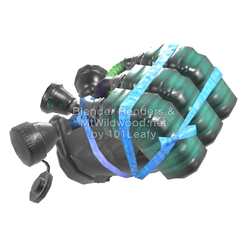 Splatoon Raiders Meteor Mitt 1 (Side) 3D Render