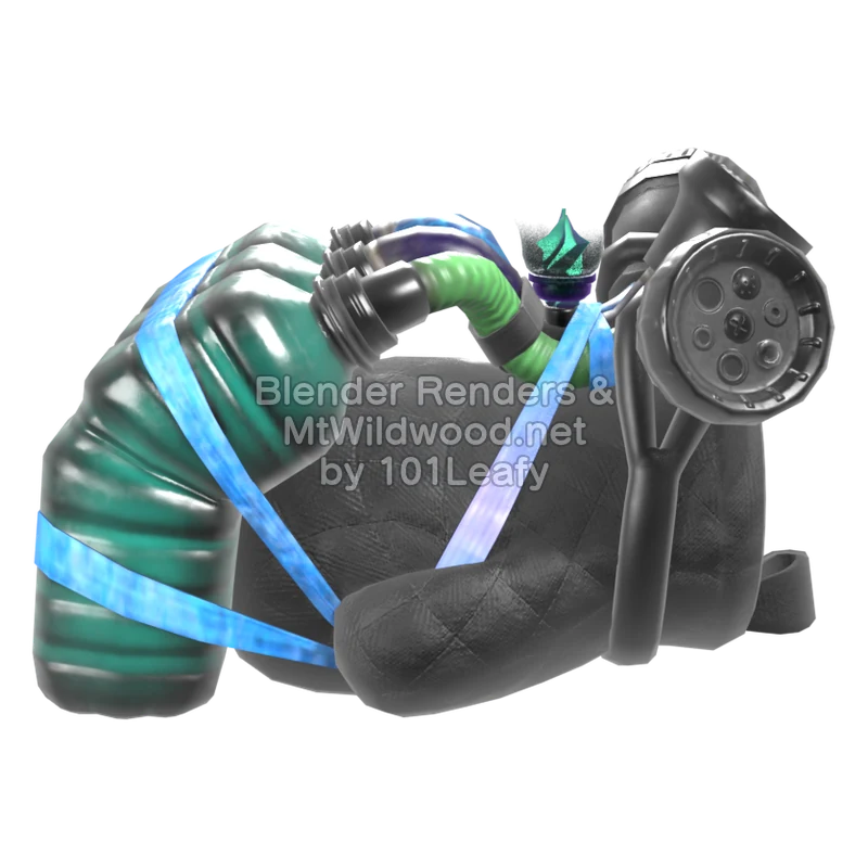Splatoon Raiders Meteor Mitt 3 (Side) 3D Render