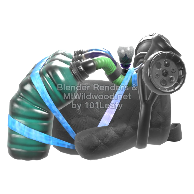 Splatoon Raiders Meteor Mitt 4 (Side) 3D Render