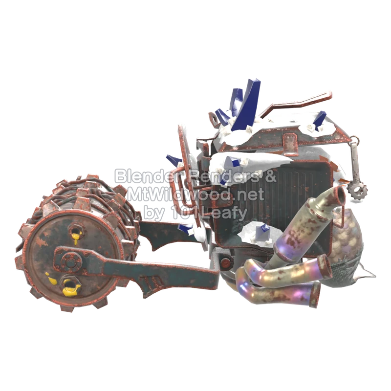 Splatoon Raiders Minced Scrapper (Side) 3D Render Splatoon Raiders Minced Scrapper (Side) 3D Render