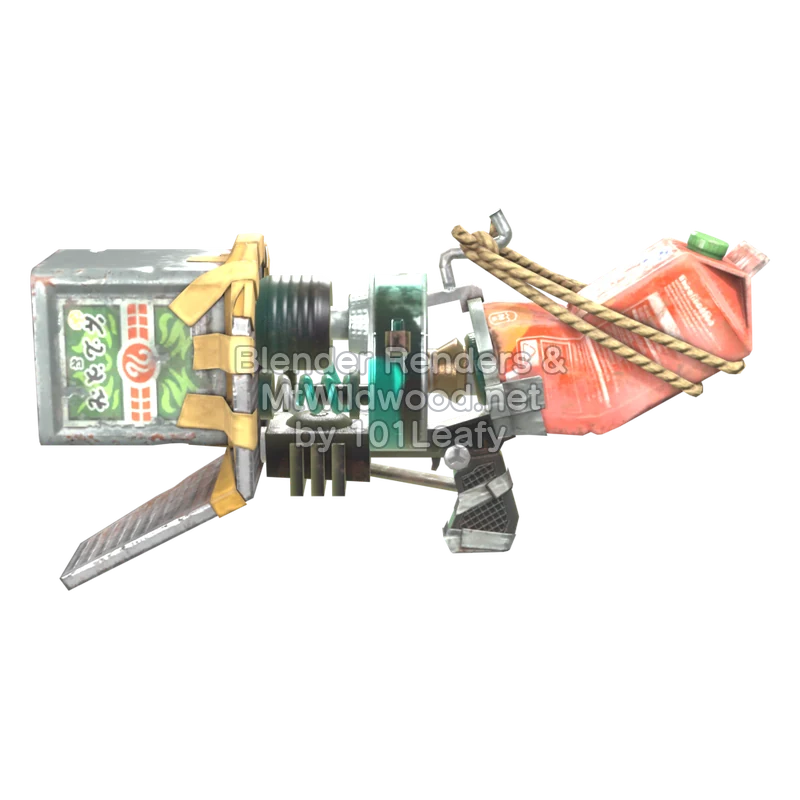Splatoon Raiders Blaster a olio (Fronte) Modello 3D Splatoon Raiders Blaster a olio (Fronte) Modello 3D