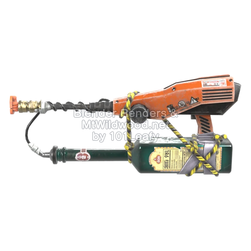 Splatoon Raiders Soplador aceitoso (Frente) Modelo 3D