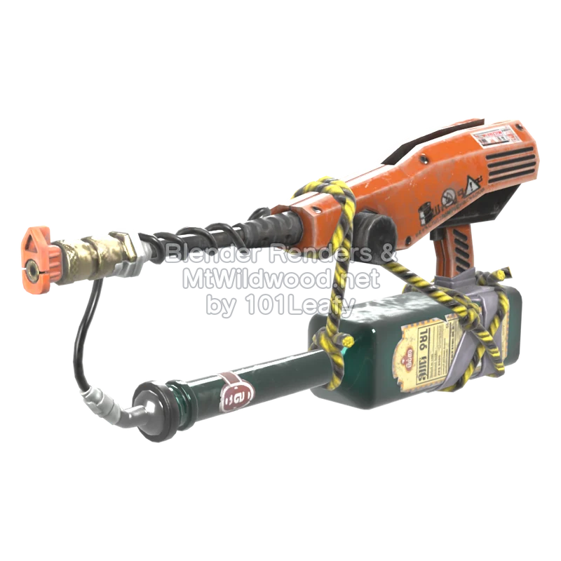Splatoon Raiders Soplador aceitoso (Lado) Modelo 3D