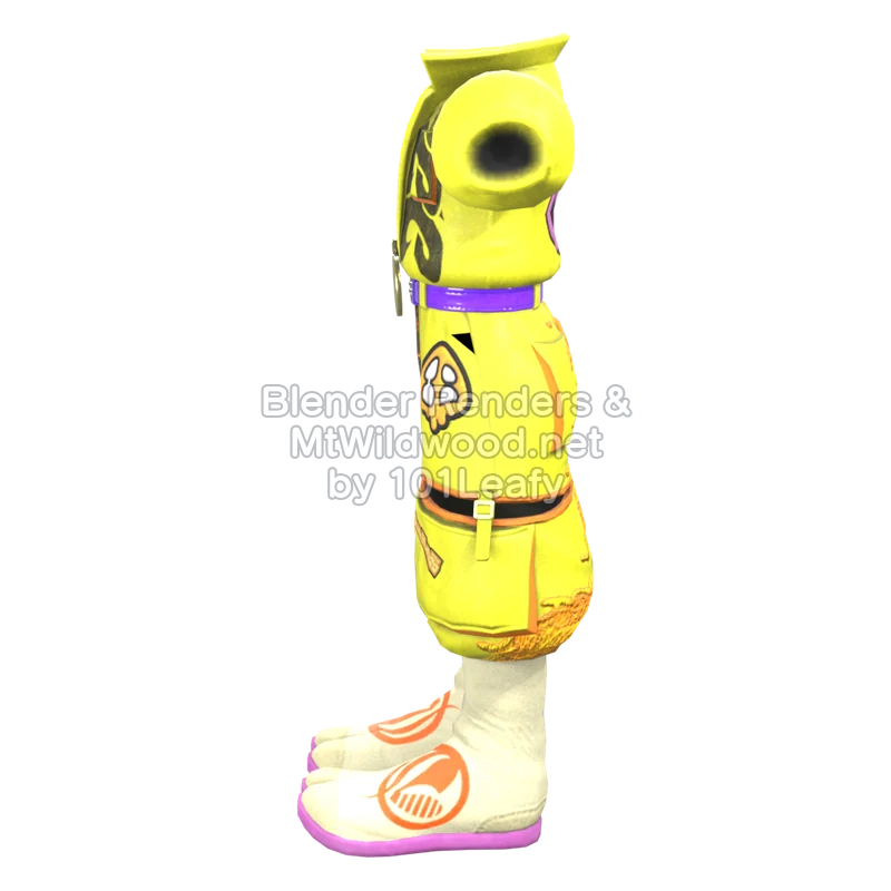 Splatoon Raiders Onaga Fighting Gear 1 (Side) 3D Render Splatoon Raiders Onaga Fighting Gear 1 (Side) 3D Render