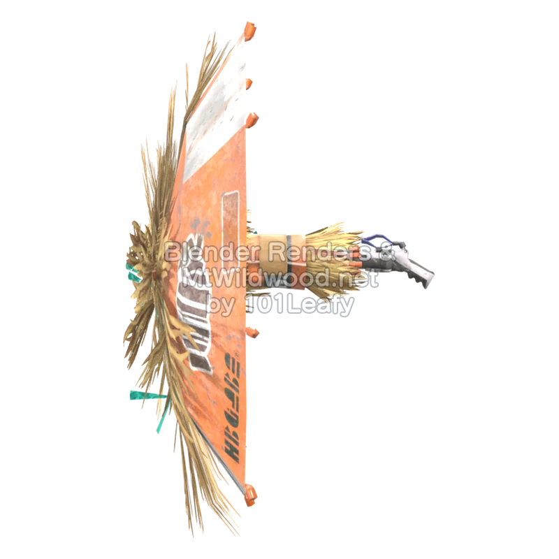 Splatoon Raiders Sparasole palma (Fronte) Modello 3D Splatoon Raiders Sparasole palma (Fronte) Modello 3D