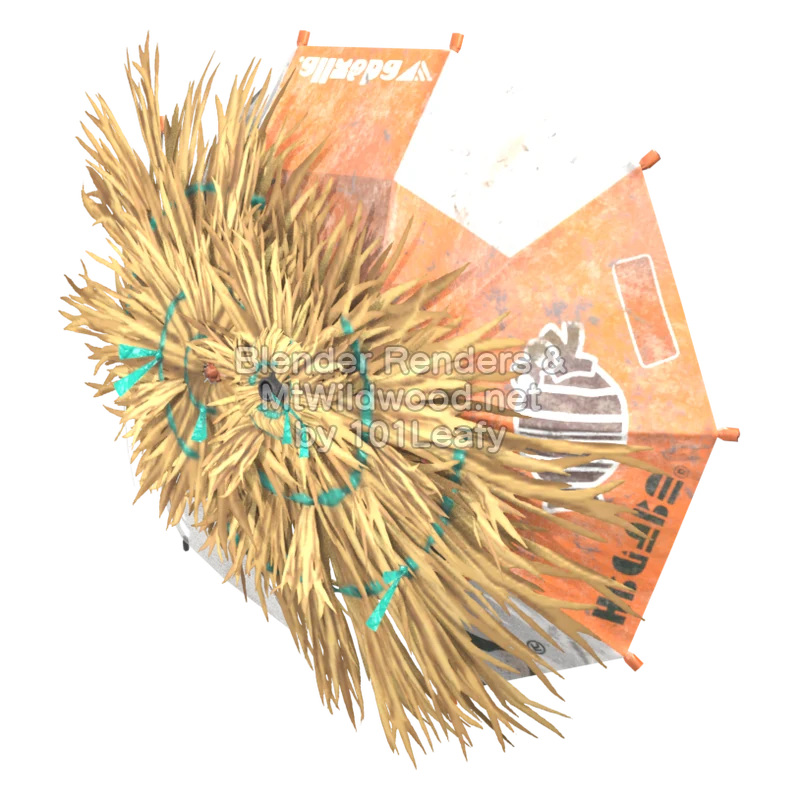 Splatoon Raiders Sparasole palma (Lato) Modello 3D Splatoon Raiders Sparasole palma (Lato) Modello 3D