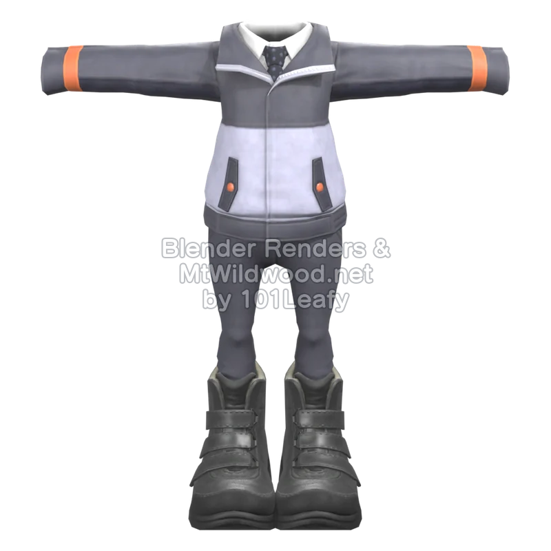 Splatoon Raiders Pilot Suit 1 (Front) 3D Render Splatoon Raiders Pilot Suit 1 (Front) 3D Render