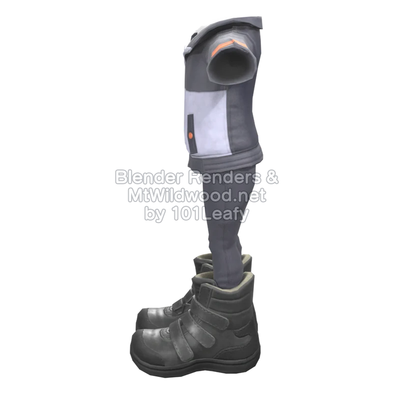 Splatoon Raiders Pilot Suit 1 (Side) 3D Render Splatoon Raiders Pilot Suit 1 (Side) 3D Render