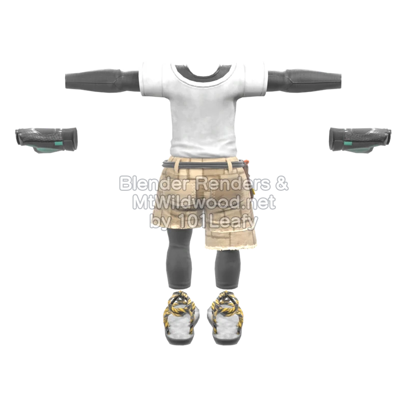 Splatoon Raiders Plane Craft (Back) 3D Render