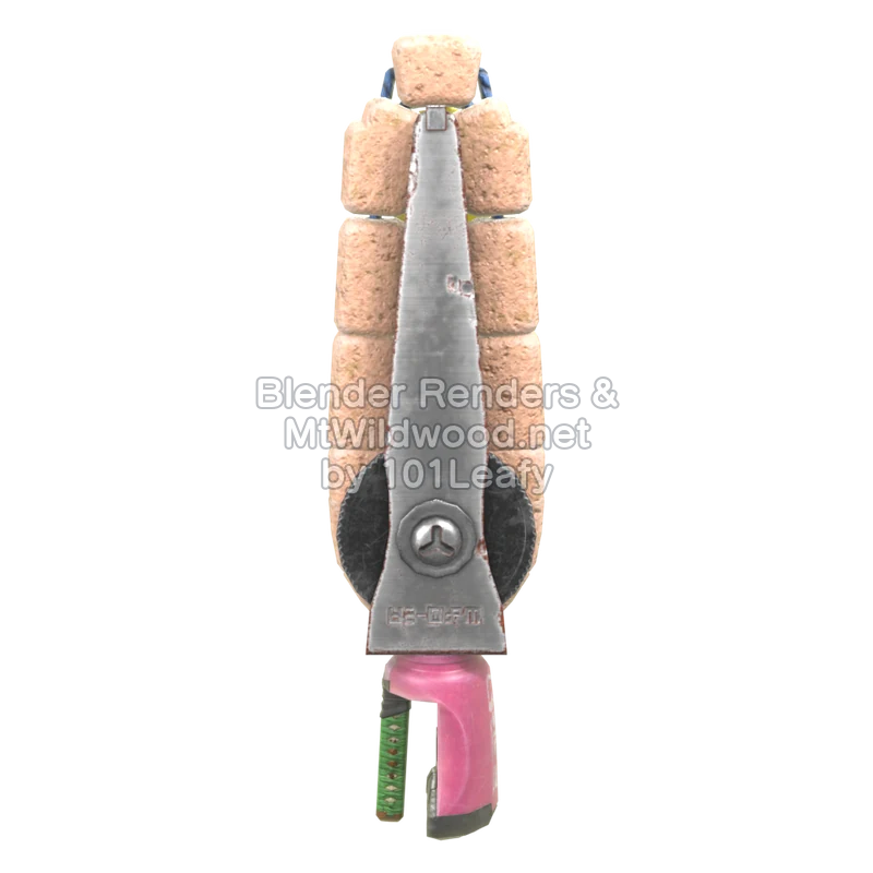 Splatoon Raiders Plastik-Splatana (Hinten) 3D-Modell Splatoon Raiders Plastik-Splatana (Hinten) 3D-Modell