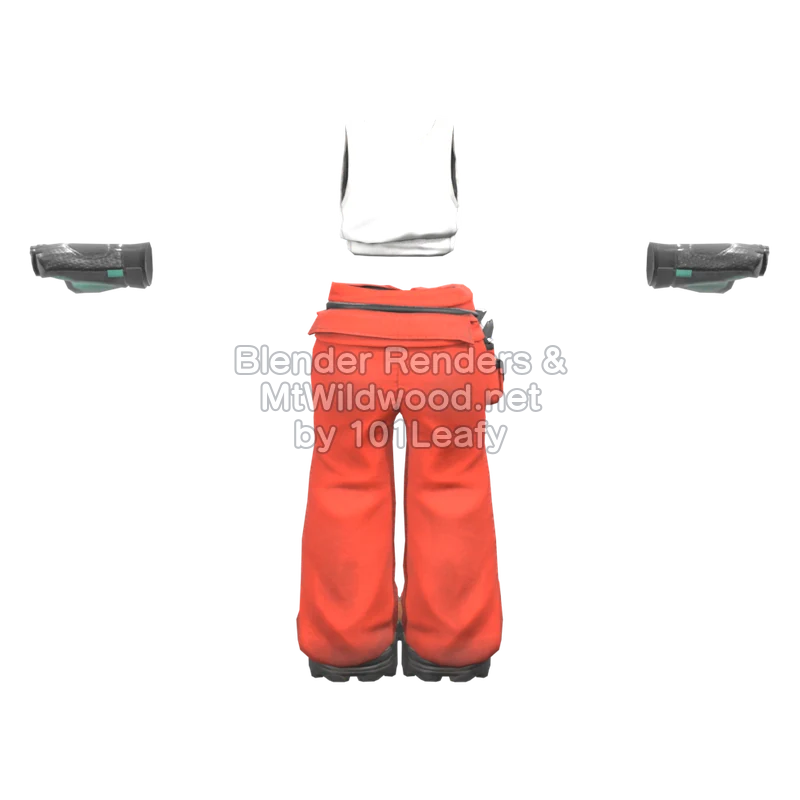 Splatoon Raiders Power Mechanic (Back) 3D Render