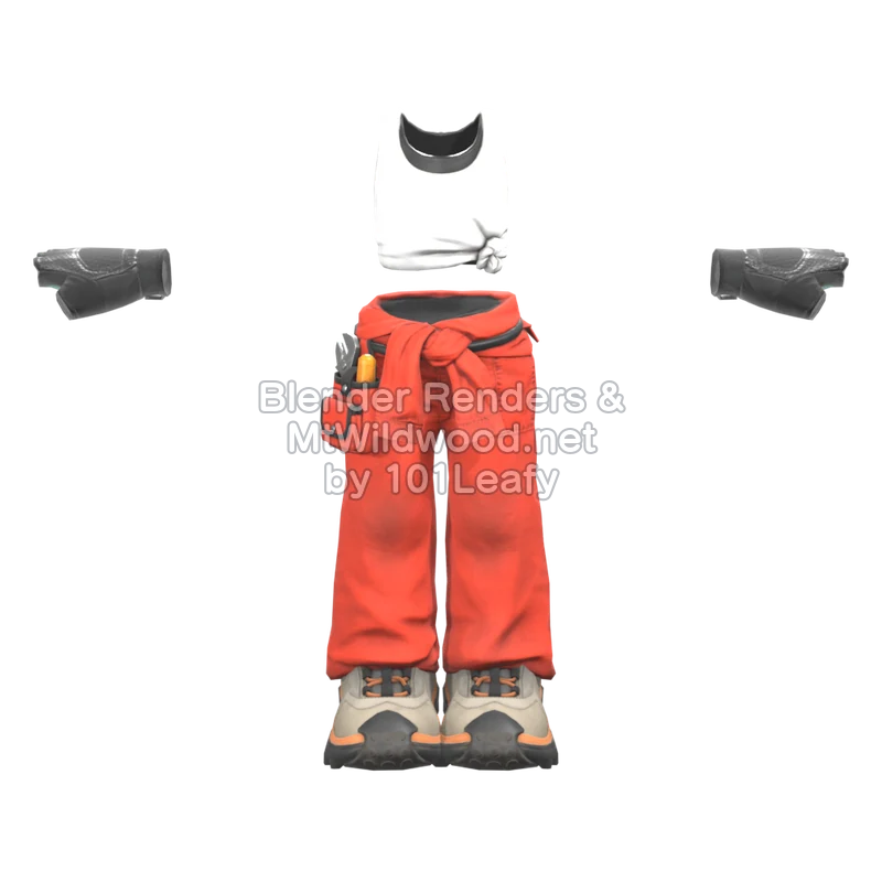 Splatoon Raiders Power Mechanic (Front) 3D Render