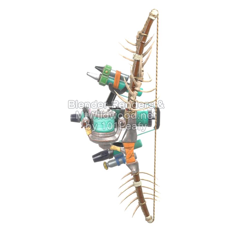 Splatoon Raiders Edel-Bambus-Stringer (Vorne) 3D-Modell Splatoon Raiders Edel-Bambus-Stringer (Vorne) 3D-Modell