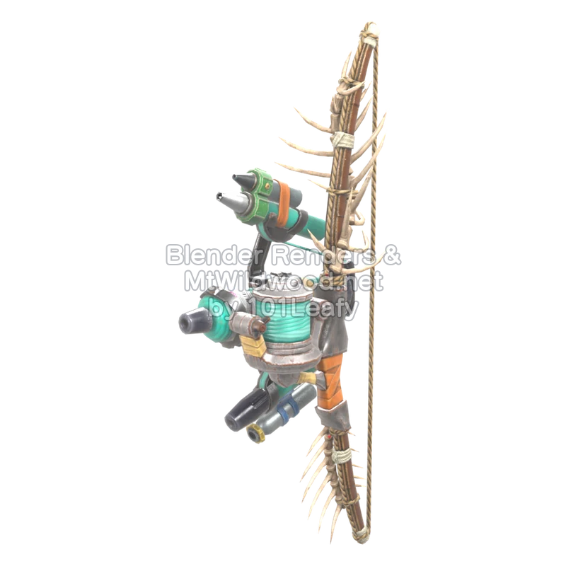 Splatoon Raiders Edel-Bambus-Stringer (Seite) 3D-Modell Splatoon Raiders Edel-Bambus-Stringer (Seite) 3D-Modell