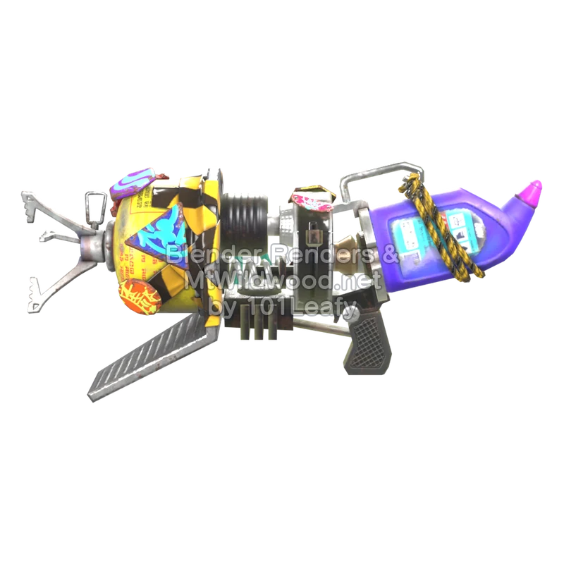 Splatoon Raiders Edel-Propan-Blaster (Vorne) 3D-Modell Splatoon Raiders Edel-Propan-Blaster (Vorne) 3D-Modell