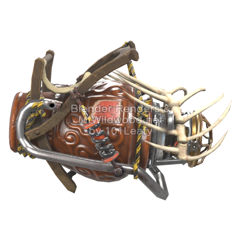 Splatoon Raiders Superderramatic X cerámico (Espalda) Modelo 3D