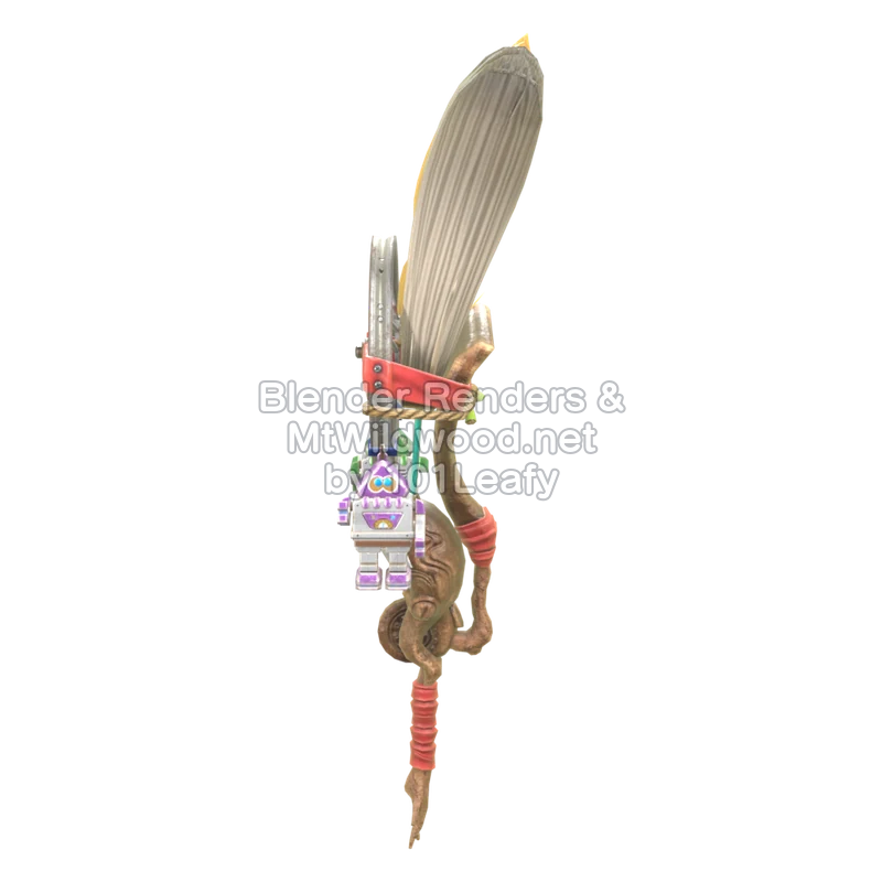 Splatoon Raiders Edel-Speichen-Pinsel (Hinten) 3D-Modell Splatoon Raiders Edel-Speichen-Pinsel (Hinten) 3D-Modell