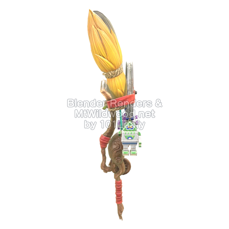 Splatoon Raiders Edel-Speichen-Pinsel (Vorne) 3D-Modell Splatoon Raiders Edel-Speichen-Pinsel (Vorne) 3D-Modell