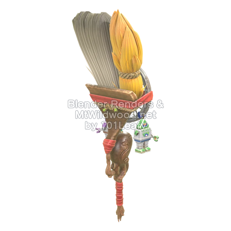 Splatoon Raiders Edel-Speichen-Pinsel (Seite) 3D-Modell Splatoon Raiders Edel-Speichen-Pinsel (Seite) 3D-Modell