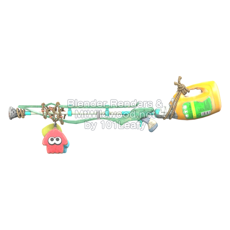 Splatoon Raiders Supercargatintas detergente (Frente) Modelo 3D