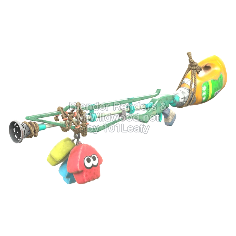 Splatoon Raiders Supercargatintas detergente (Lado) Modelo 3D