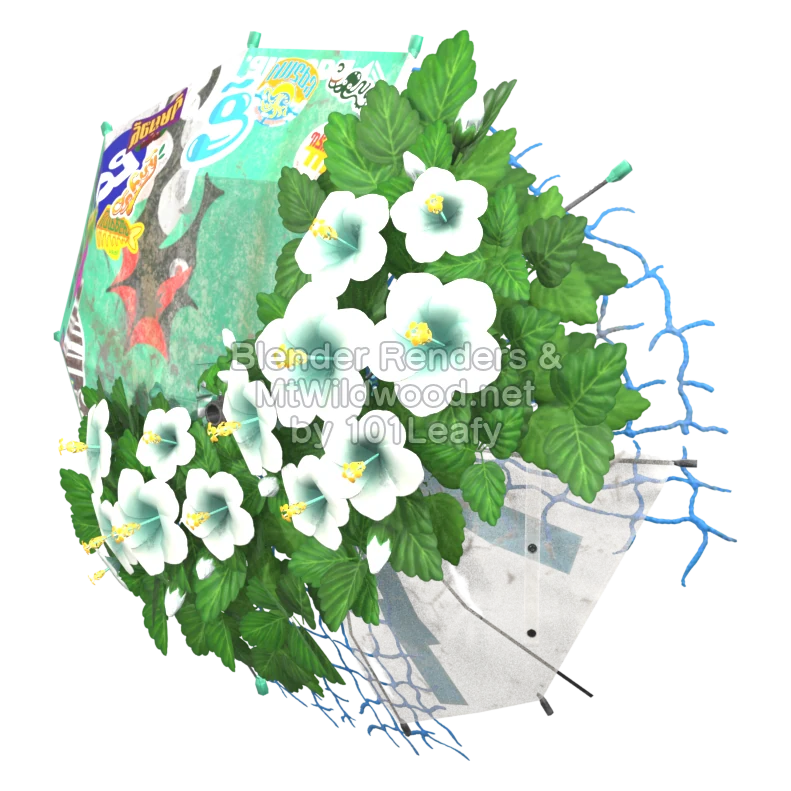 Splatoon Raiders Superparatintas floral (Lado) Modelo 3D
