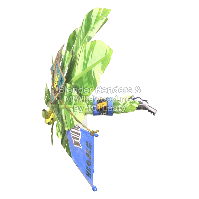 Splatoon Raiders Superparatintas frutal (Frente) Modelo 3D