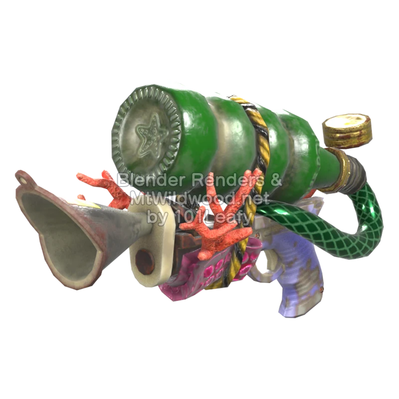 Splatoon Raiders Superrociador cristal (Lado) Modelo 3D