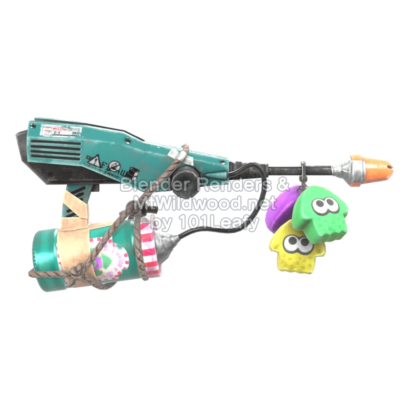 Splatoon Raiders Edel-Konfitüren-Platscher (Hinten) 3D-Modell Splatoon Raiders Edel-Konfitüren-Platscher (Hinten) 3D-Modell