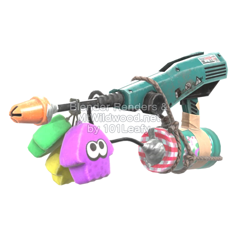 Splatoon Raiders Edel-Konfitüren-Platscher (Seite) 3D-Modell Splatoon Raiders Edel-Konfitüren-Platscher (Seite) 3D-Modell