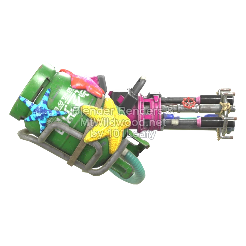 Splatoon Raiders Supergarabateador GLP (Espalda) Modelo 3D Splatoon Raiders Supergarabateador GLP (Espalda) Modelo 3D
