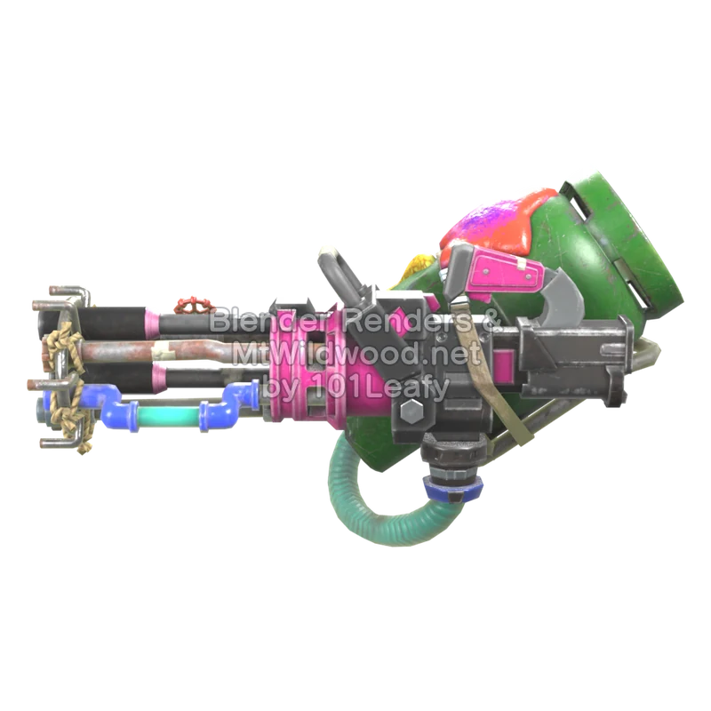 Splatoon Raiders Supergarabateador GLP (Frente) Modelo 3D Splatoon Raiders Supergarabateador GLP (Frente) Modelo 3D