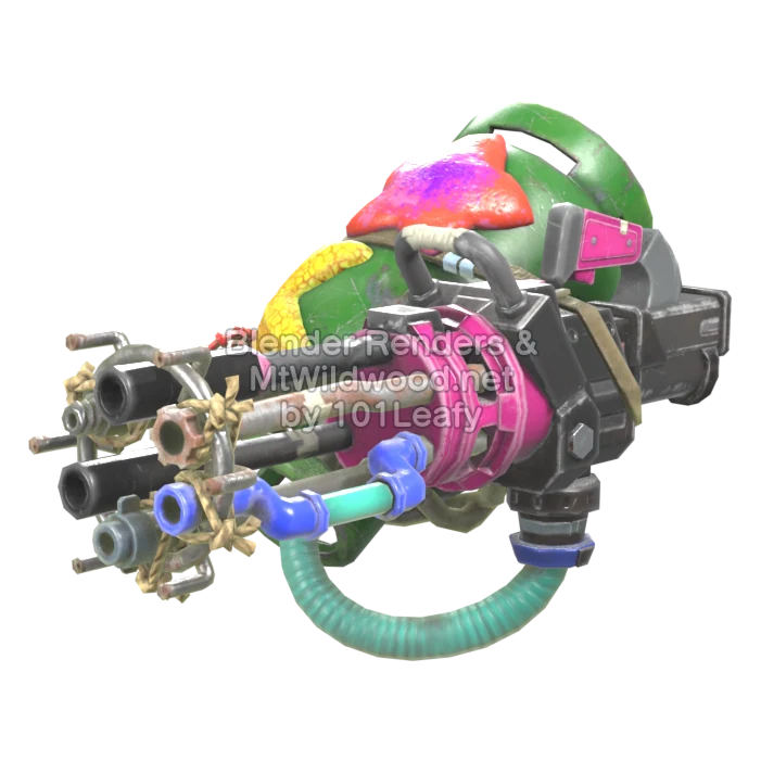 Splatoon Raiders Supergarabateador GLP (Lado) Modelo 3D Splatoon Raiders Supergarabateador GLP (Lado) Modelo 3D