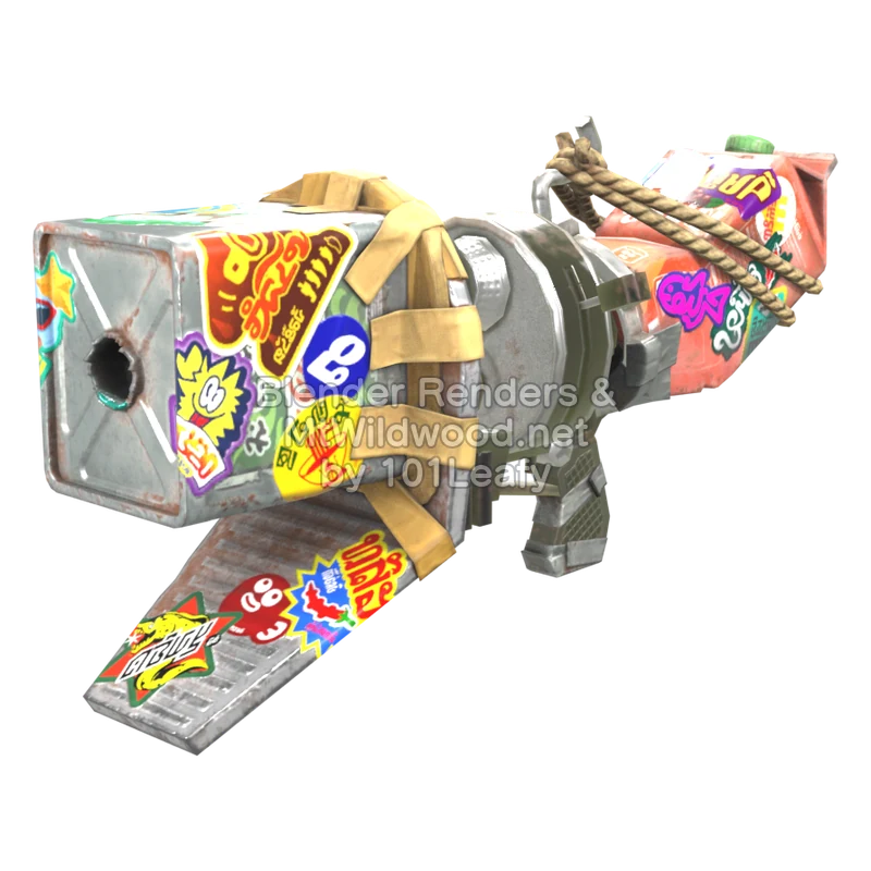 Splatoon Raiders Superlanzamotas óleo (Lado) Modelo 3D