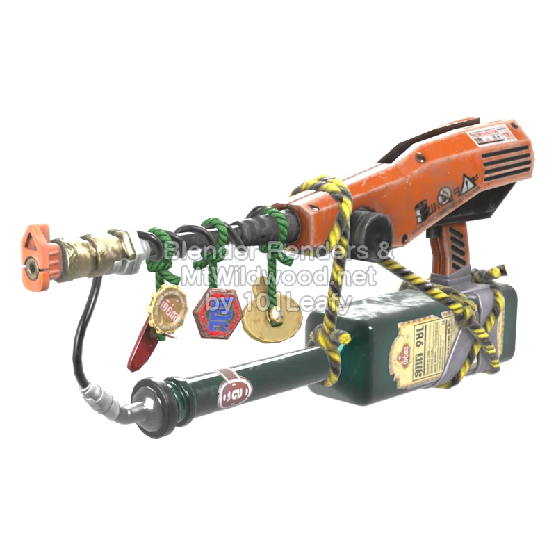 Splatoon Raiders Supersoplador aceitoso (Lado) Modelo 3D