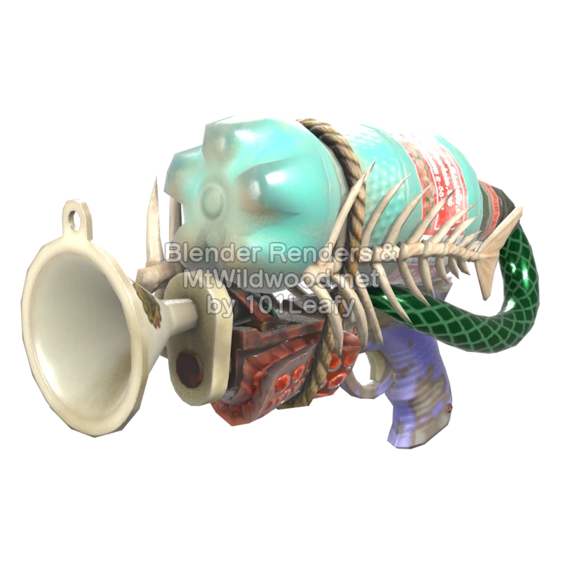 Splatoon Raiders Superrociador PET (Lado) Modelo 3D