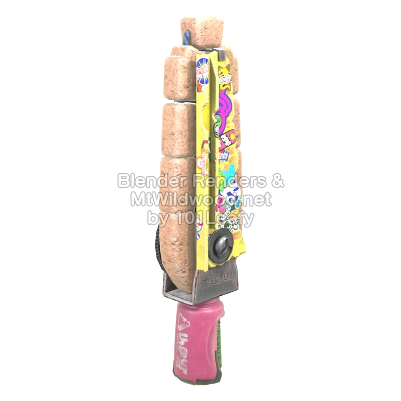 Splatoon Raiders Superazotintador de plástico (Lado) Modelo 3D Splatoon Raiders Superazotintador de plástico (Lado) Modelo 3D