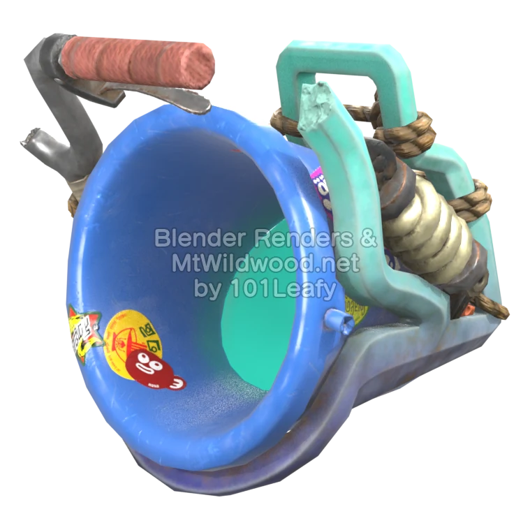 Splatoon Raiders Superderramatic PE (Lado) Modelo 3D Splatoon Raiders Superderramatic PE (Lado) Modelo 3D