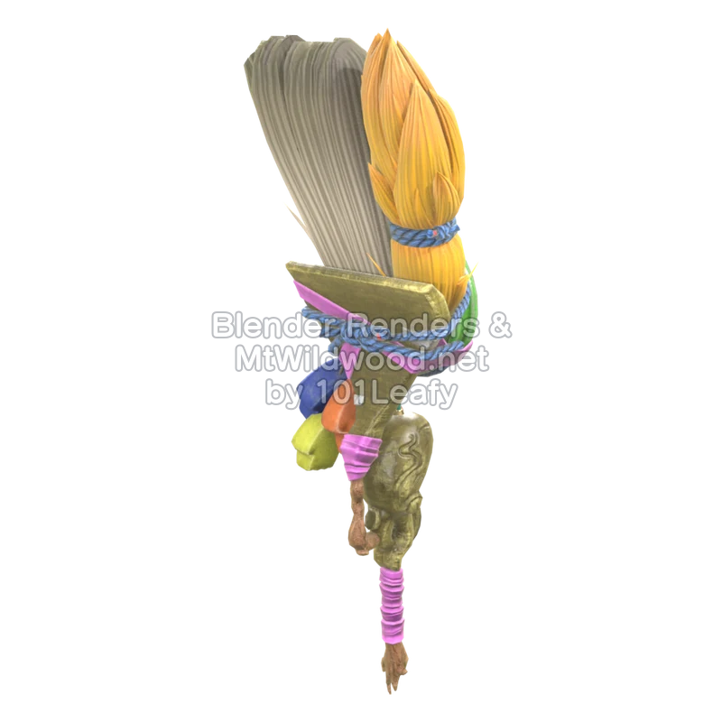 Splatoon Raiders Superpincel polea (Lado) Modelo 3D