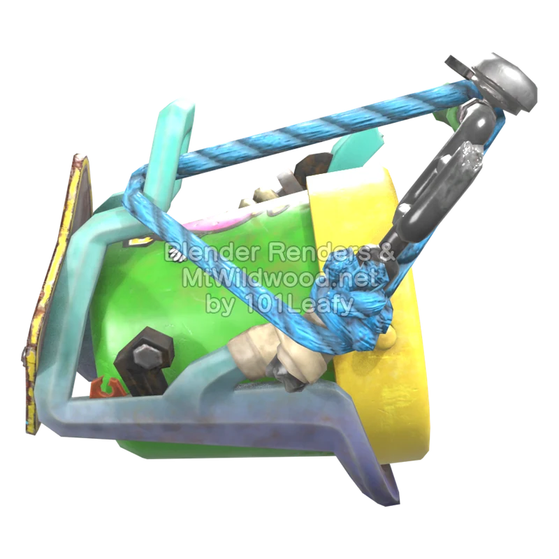 Splatoon Raiders Superderramatic de playa (Espalda) Modelo 3D