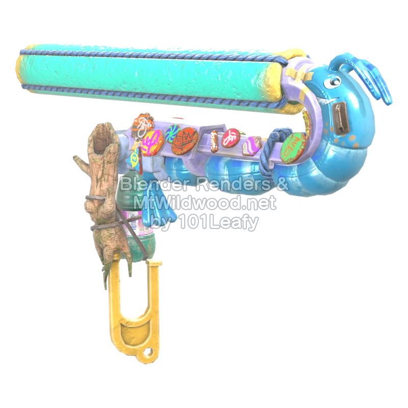 Splatoon Raiders Ultra Rouleau crevette (Profil) Modèle 3D Splatoon Raiders Ultra Rouleau crevette (Profil) Modèle 3D
