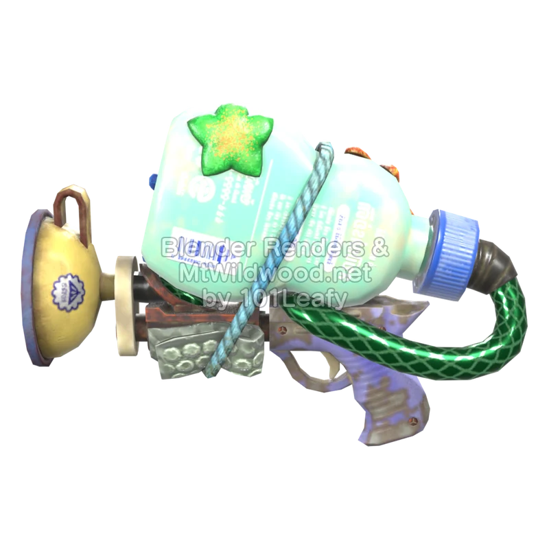 Splatoon Raiders Superrociador jabón (Frente) Modelo 3D