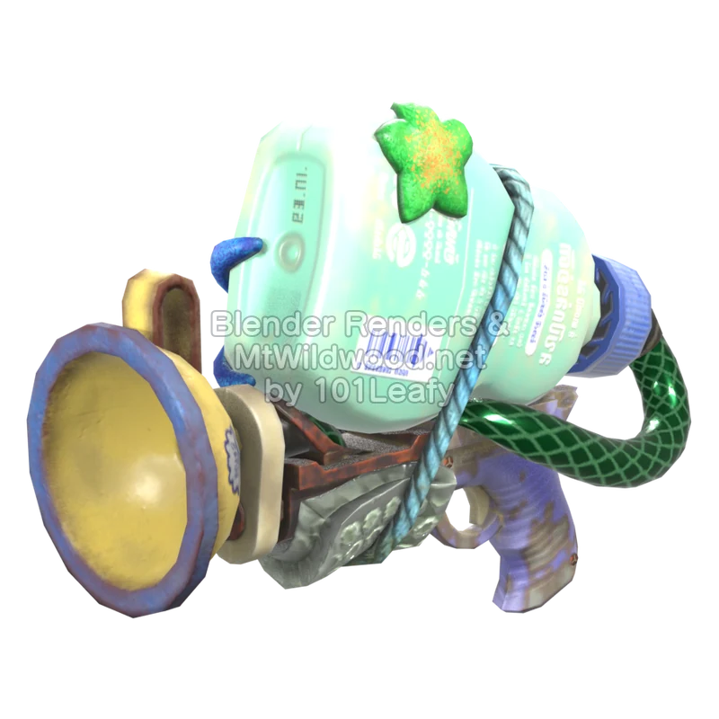 Splatoon Raiders Superrociador jabón (Lado) Modelo 3D