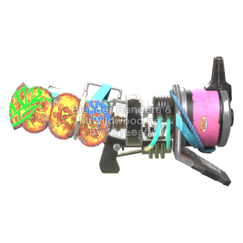 Splatoon Raiders Edel-Dampfkoch-Blaster (Hinten) 3D-Modell Splatoon Raiders Edel-Dampfkoch-Blaster (Hinten) 3D-Modell
