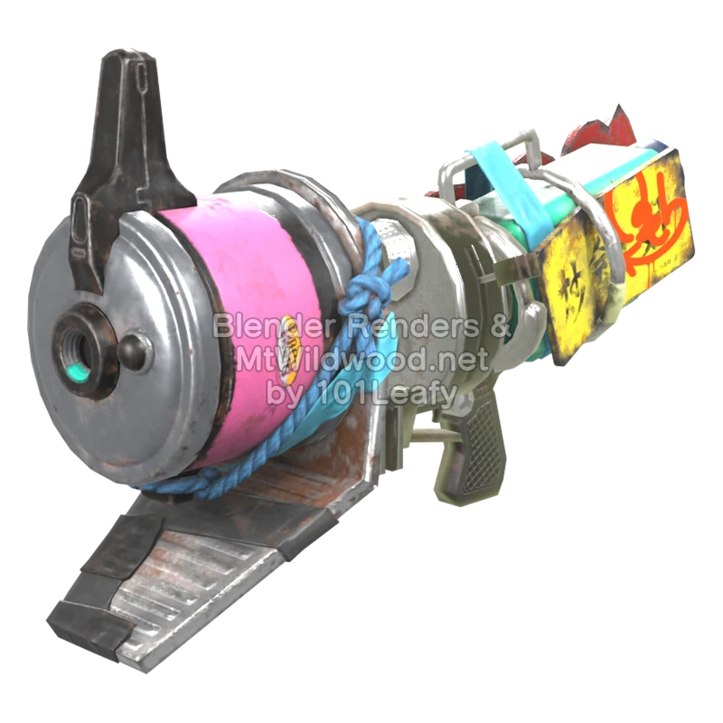 Splatoon Raiders Edel-Dampfkoch-Blaster (Seite) 3D-Modell Splatoon Raiders Edel-Dampfkoch-Blaster (Seite) 3D-Modell