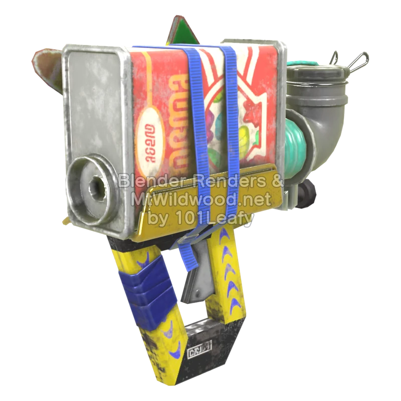 Splatoon Raiders Superacero dual (Lado) Modelo 3D
