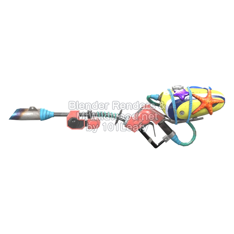 Splatoon Raiders Supersurtidor sin plomo 4K (Frente) Modelo 3D