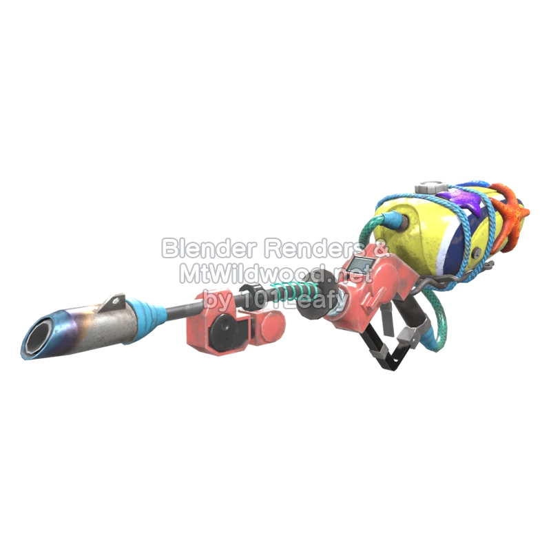 Splatoon Raiders Supersurtidor sin plomo 4K (Lado) Modelo 3D