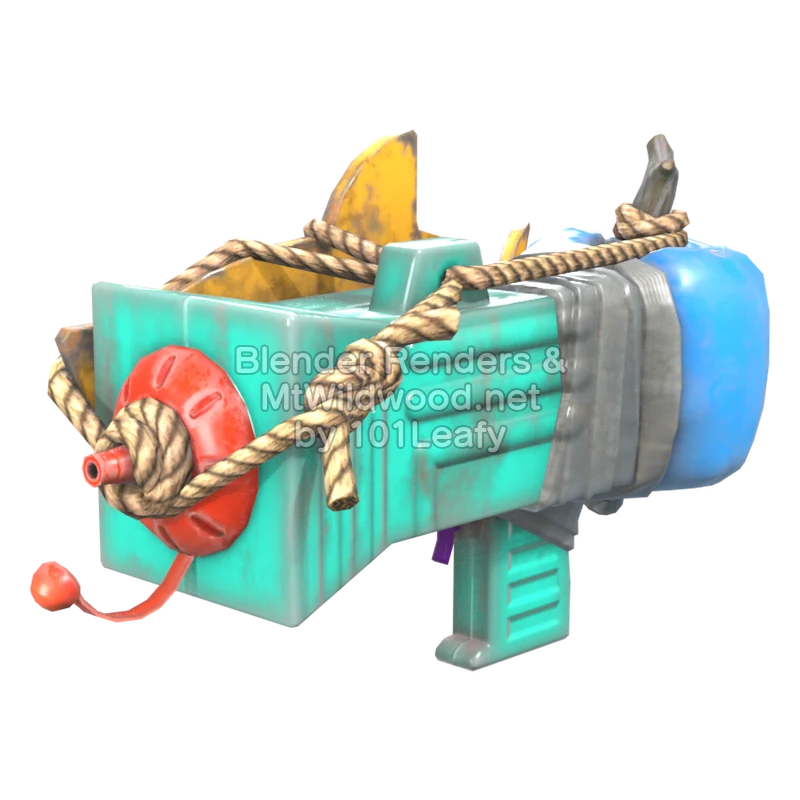 Splatoon Raiders Superrociador básico flotador (Lado) Modelo 3D