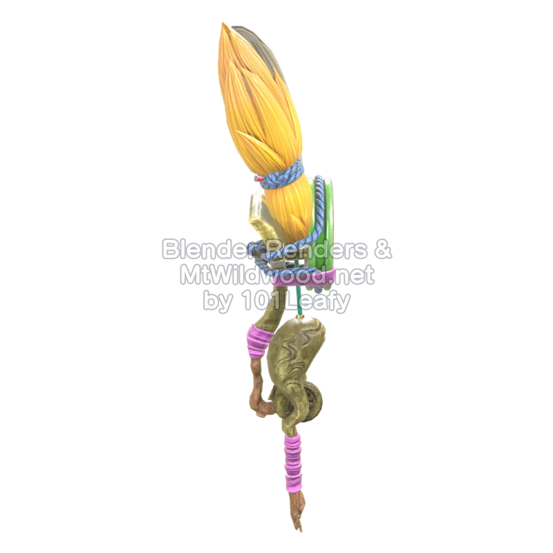 Splatoon Raiders Brocha con polea (Frente) Modelo 3D Splatoon Raiders Brocha con polea (Frente) Modelo 3D